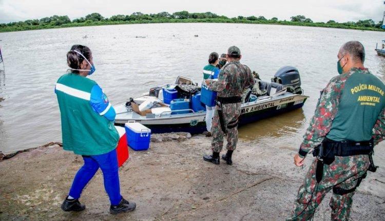 Doses da Coronavac chegam a aldeia do Pantanal