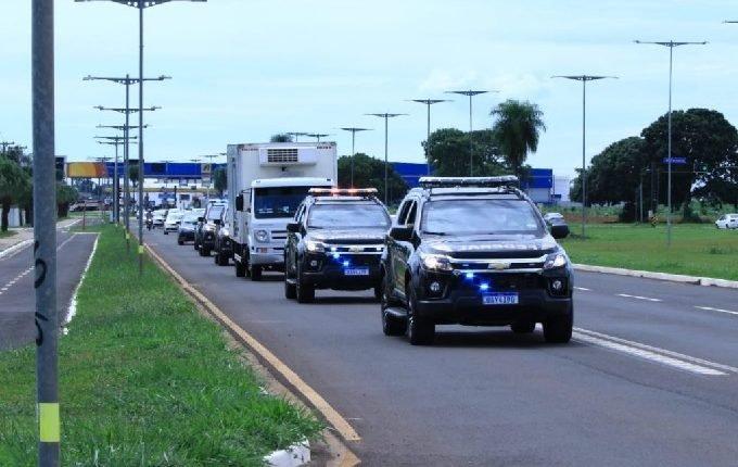 Distribuição da vacina de Oxford a cidades de MS começou na madrugada e será concluída em 24h