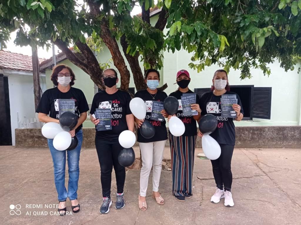 Presidente da Câmara de Caracol participa de campanha contra o feminicídio