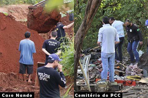 Cemitérios clandestinos do Danúbio Azul e do PCC revelam terror em áreas livres