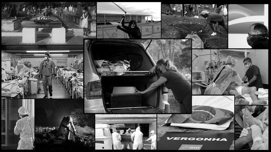 Brasil fecha pior mês da pandemia