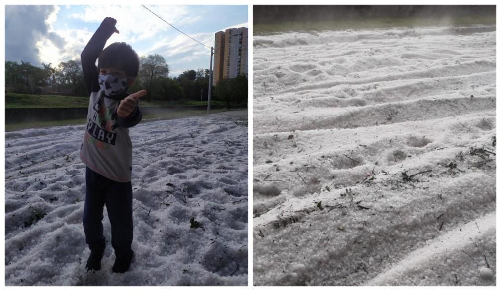 Chuva de granizo assusta moradores em Jundiaí