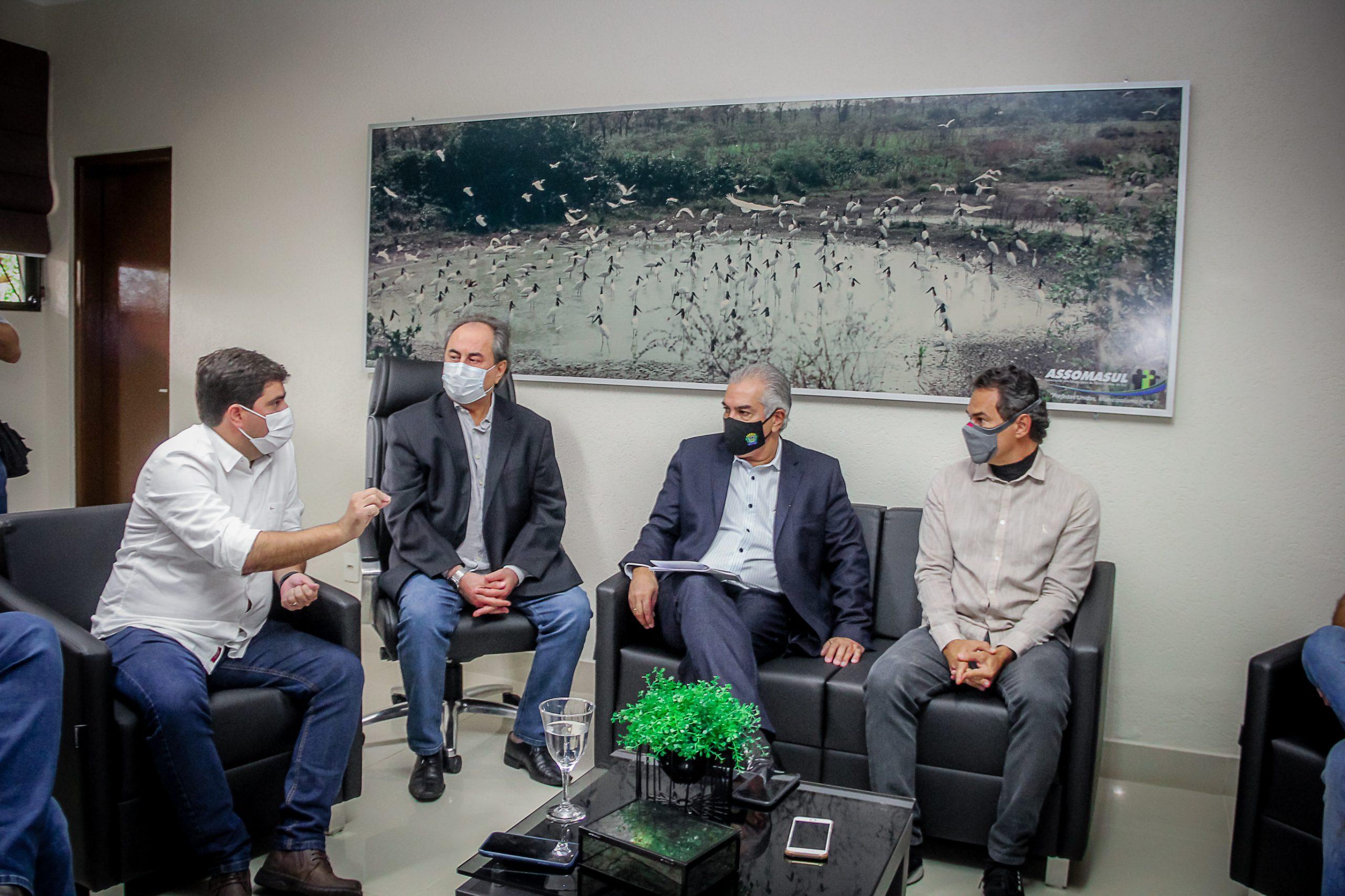 Assomasul se reúne com o Governador para adoção de medidas mais restritivas contra a COVID-19
