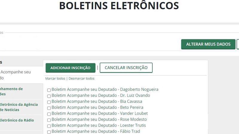 Sabia? Câmara envia boletins sobre o que os 8 deputados federais de MS fazem em Brasília