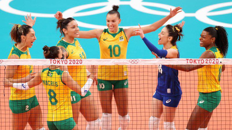 Vôlei feminino estreia com vitória em Tóquio